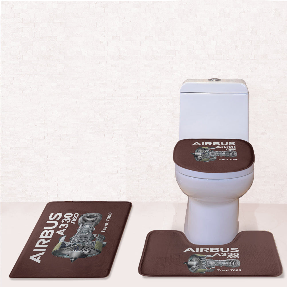 Airbus A330neo & Trent 7000 Designed Toilet Seat Cover Three-piece Set