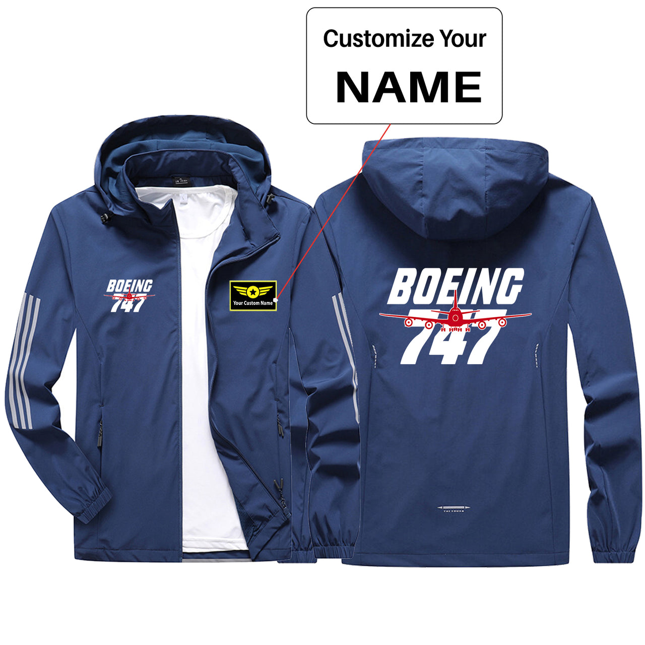 Amazing Boeing 747 Sport & Running Jackets