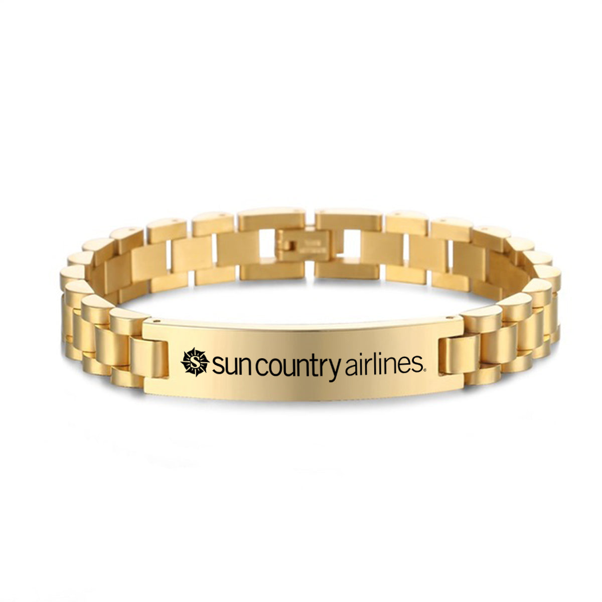Sun Country Airlines Designed Stainless Steel Chain Bracelets