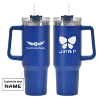 Thumbnail for Jin Air Airlines 40oz Stainless Steel Car Mug With Holder