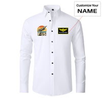 Thumbnail for Retro Fighter Jet F15 Designed Long Sleeve Shirts