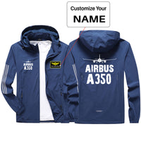 Thumbnail for Airbus A350 & Plane Sport & Running Jackets
