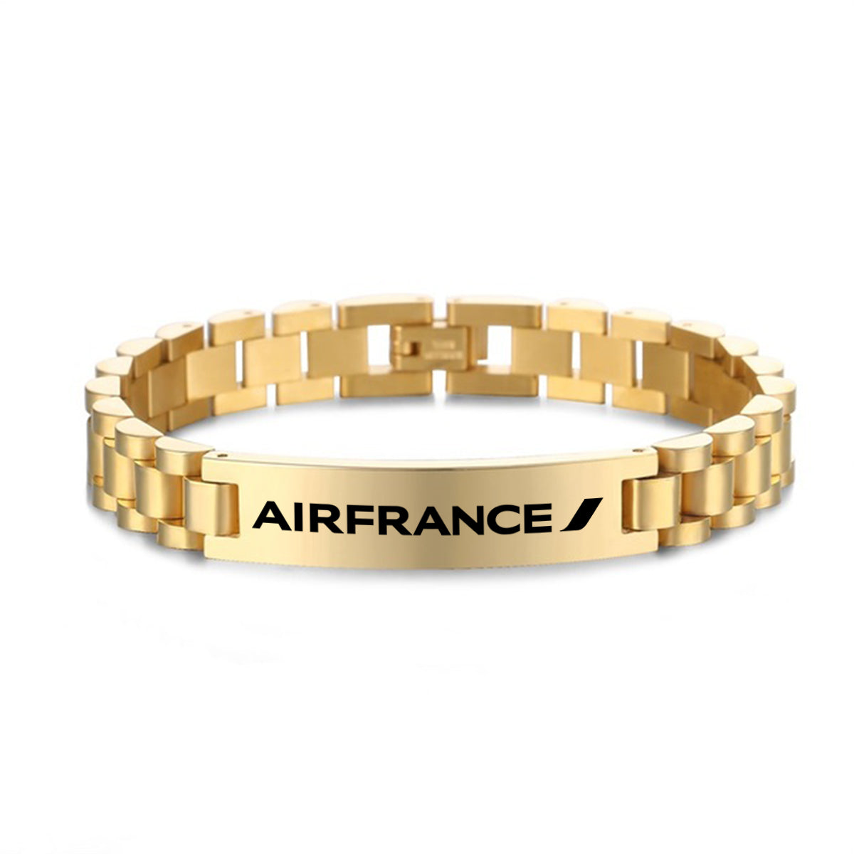 Air France Airlines Designed Stainless Steel Chain Bracelets