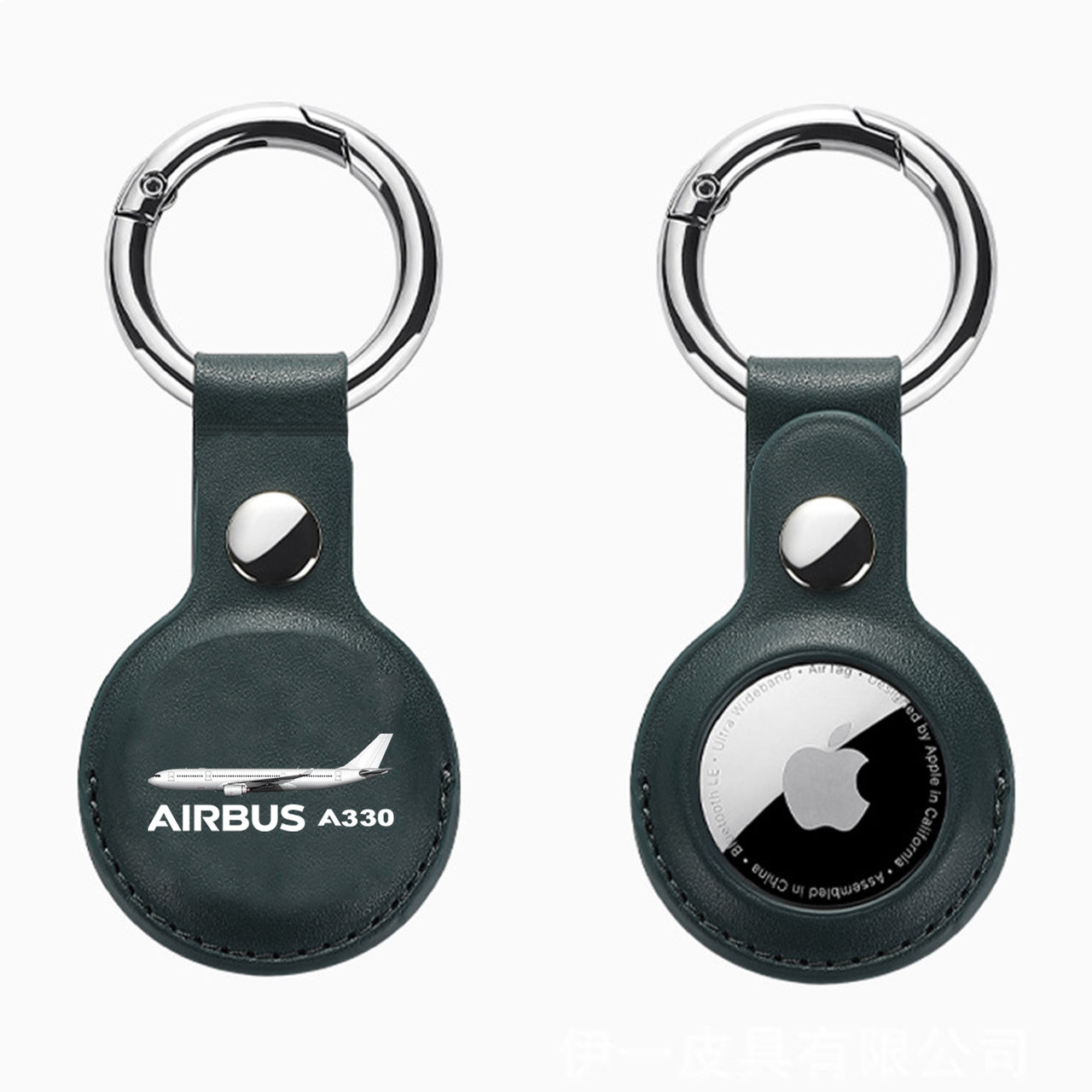 The Airbus A330 Design Airtags Leather Cases