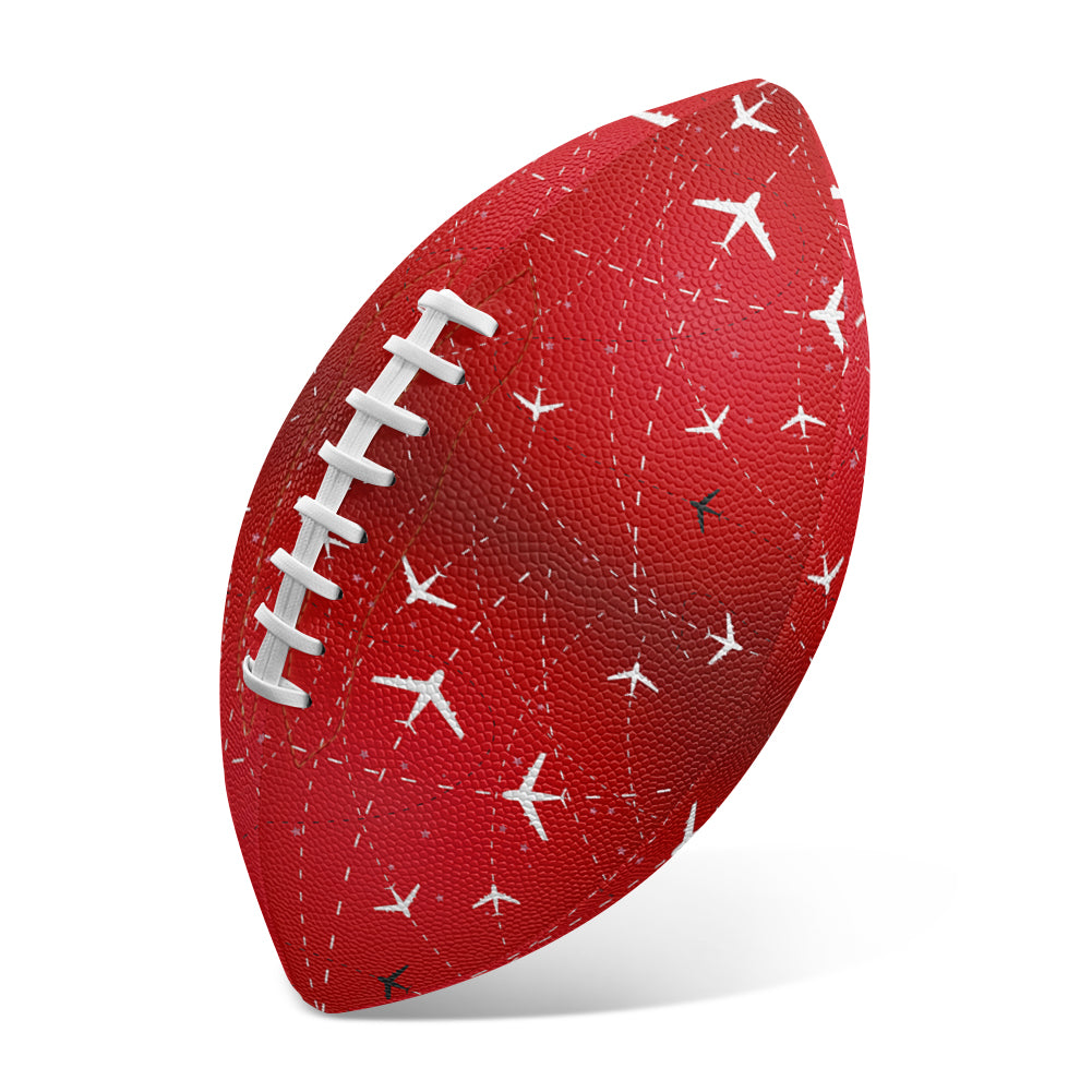Travelling with Aircraft (Red) Designed Rugby