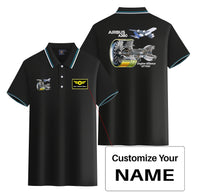 Thumbnail for Airbus A380 & GP7000 Engine Designed Stylish Polo T-Shirts (Double-Side)
