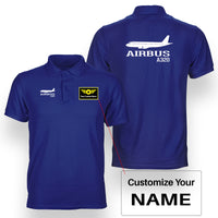 Thumbnail for Airbus A320 Printed Designed Double Side Polo T-Shirts
