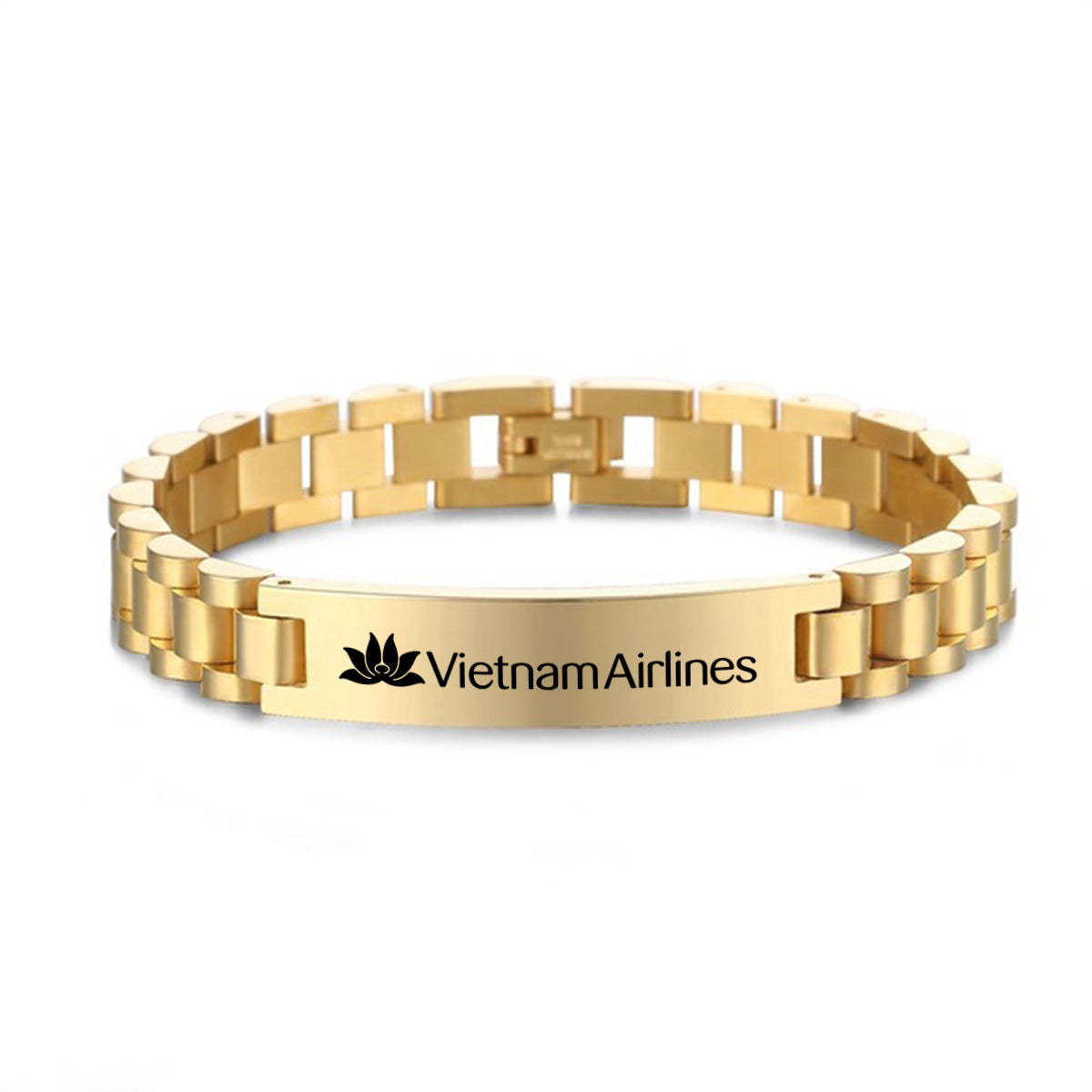 Vietnam Airlines Designed Stainless Steel Chain Bracelets