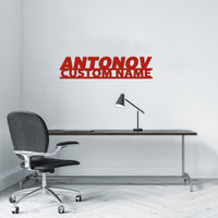 Thumbnail for Antonov & Text Designed Wall Metal Signs