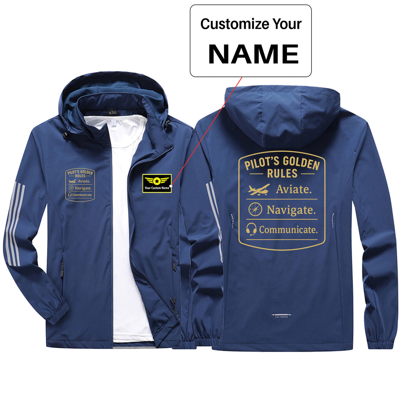 Pilot's Golden Rules Design Sport & Running Jackets