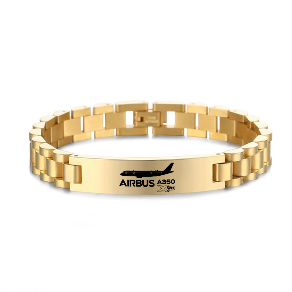 The Airbus A350 WXB Designed Stainless Steel Chain Bracelets