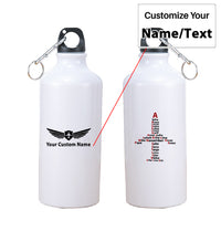 Thumbnail for Airplane Shape Aviation Alphabet Designed Thermoses