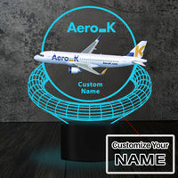 Thumbnail for Aero K Airlines Airbus A320-214 Designed 3D Lamp