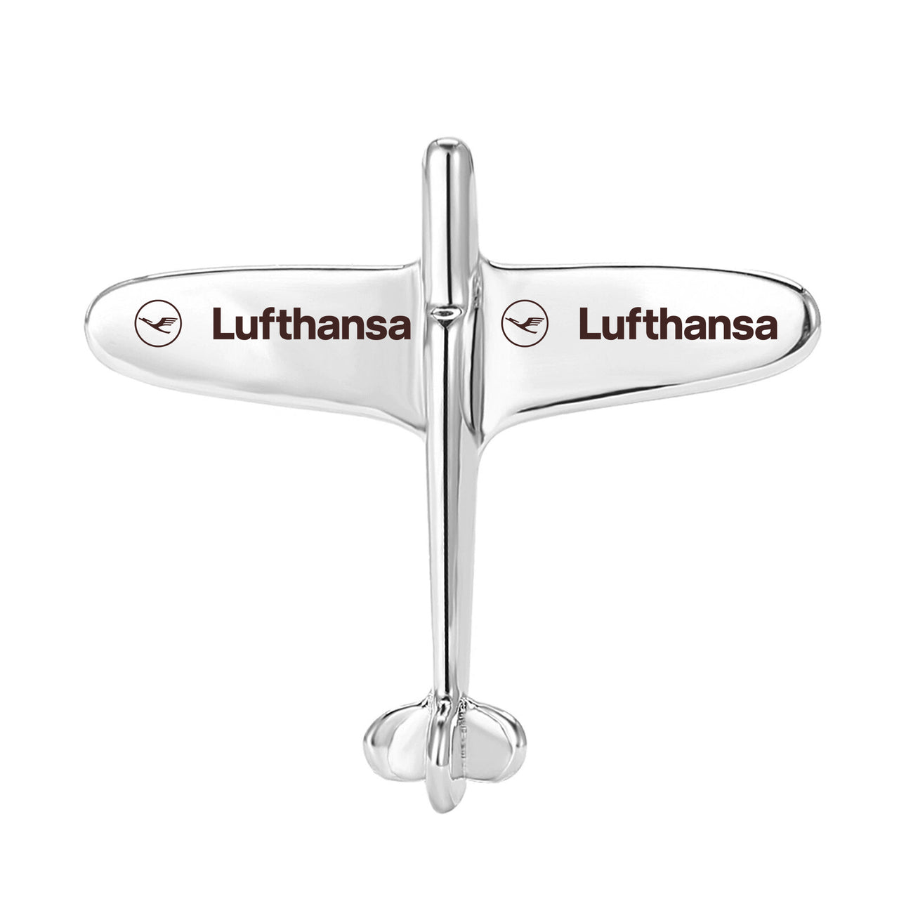 Lufthansa Airlines Designed Airplane Shape Brooches