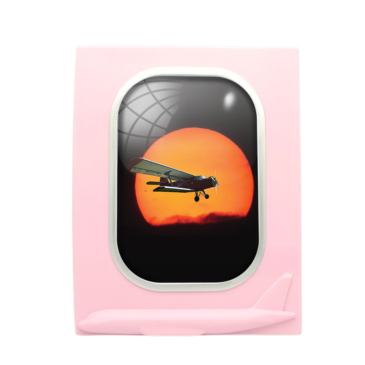 Amazing Antonov-2 With Sunset Designed Airplane Window Photo Frame