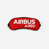 Thumbnail for Airbus A380 & Text Designed Sleep Masks