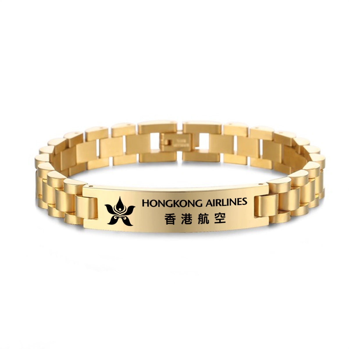 Hong Kong Airlines Designed Stainless Steel Chain Bracelets