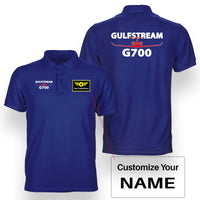 Thumbnail for Amazing Gulfstream G700 Designed Double Side Polo T-Shirts