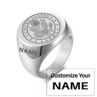 Thumbnail for Army Design  20MM Stainless Steel Circular Ring