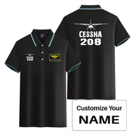 Thumbnail for Cessna 208 & Plane Designed Stylish Polo T-Shirts (Double-Side)