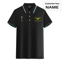 Thumbnail for Aviation Alphabet Designed Stylish Polo T-Shirts