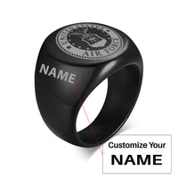 Thumbnail for Air Force Design  20MM Stainless Steel Circular Ring