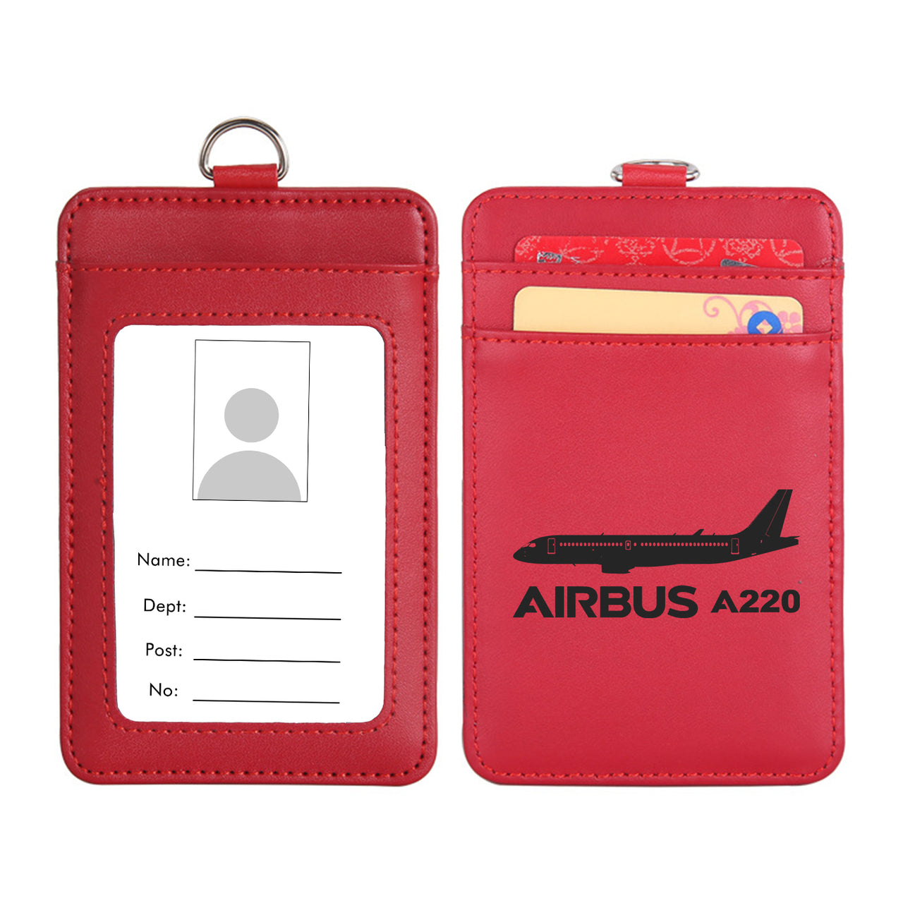 The Airbus A220 Designed ID Card Holder