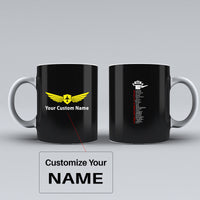 Thumbnail for Aviation Alphabet Designed Ceramic White Mugs