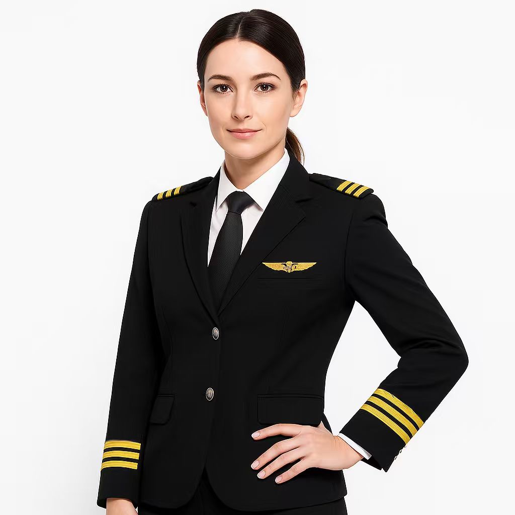 3 Lines "WOMEN" Airline Pilot Full Set
