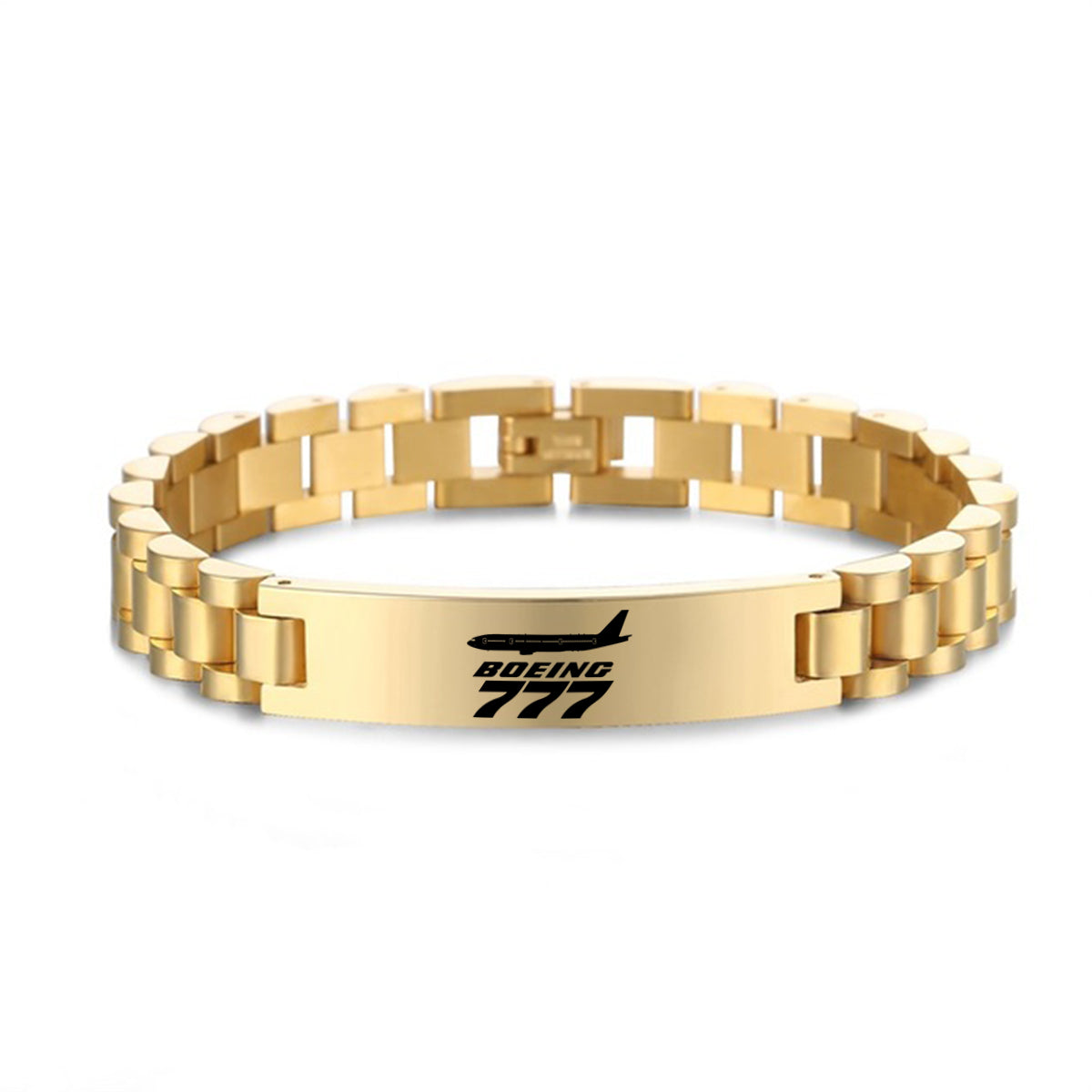 The Boeing 777 Designed Stainless Steel Chain Bracelets