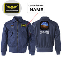 Thumbnail for Mind Your Attitude Designed Embroidered Patch Attachable Jackets