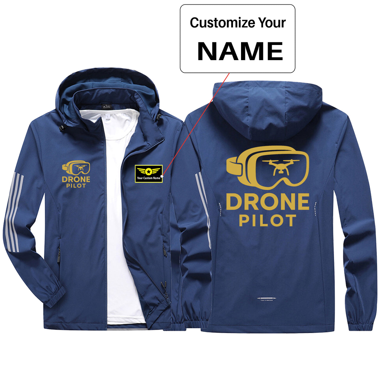 Googles & Drone Pilot Design Sport & Running Jackets
