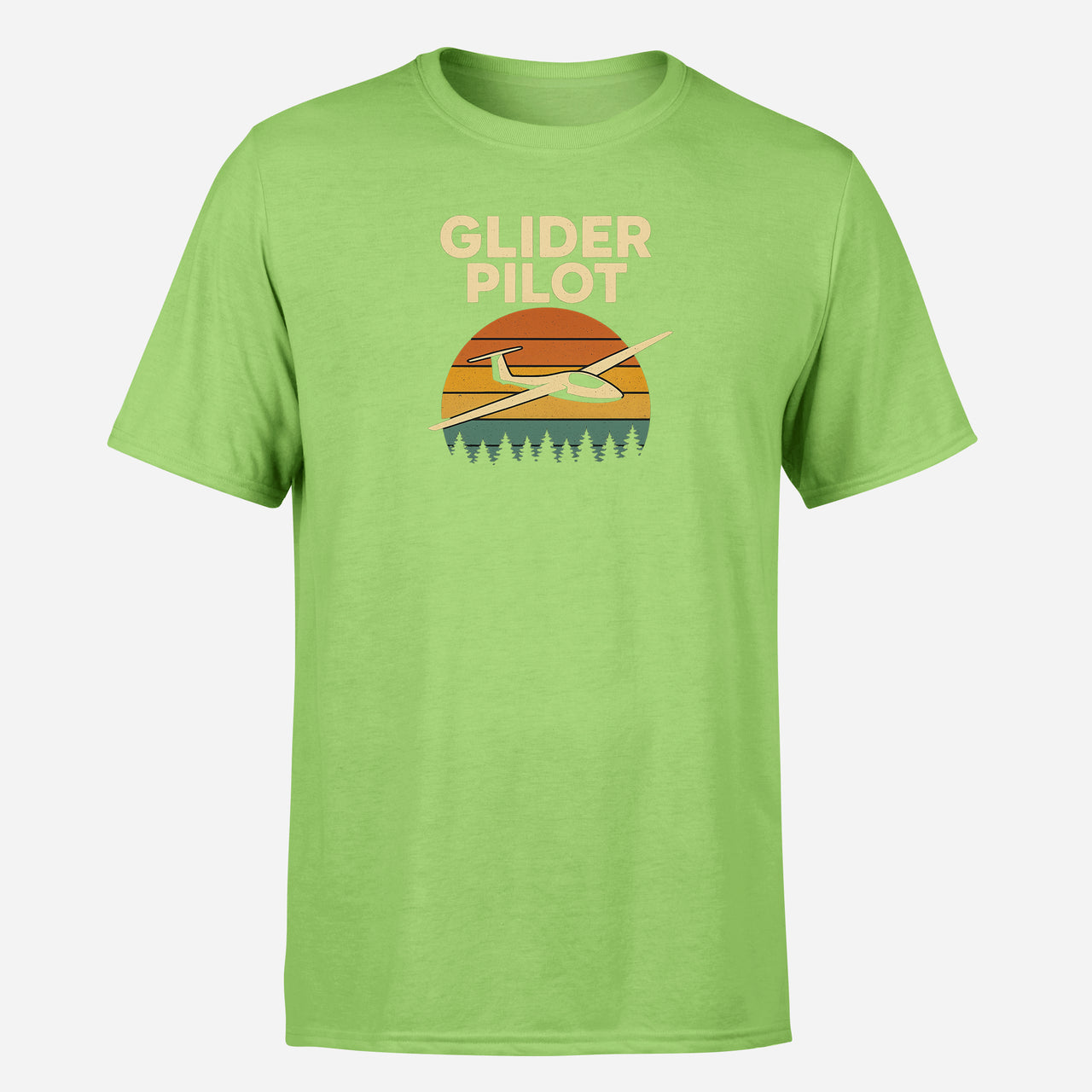 Retro Glider Design Super Quality T-Shirts