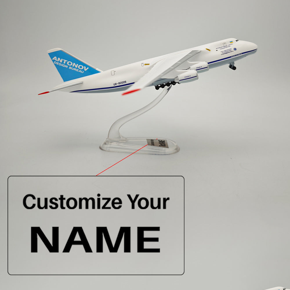 Ukrainian Antonov Ukraine An-124 (AN124)  Airplane Model (1/400 Scale)