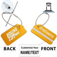 Thumbnail for Amazing 737 Max Designed Fashion Metal Luggage Tags