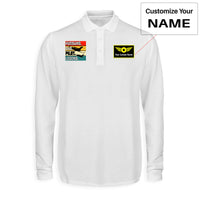 Thumbnail for Husband & Dad & Pilot & Legend Designed Long Sleeve Polo T-Shirts