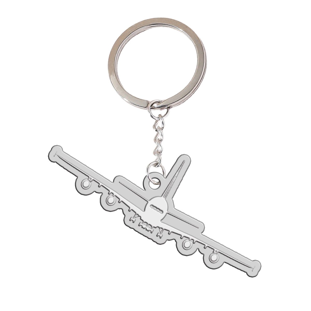 Airbus A380 Silhouette Designed Hollow Key Chains
