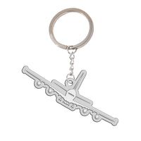 Thumbnail for Airbus A380 Silhouette Designed Hollow Key Chains