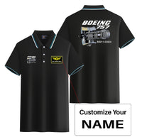 Thumbnail for Boeing 757 & Rolls Royce Engine (RB211) Designed Stylish Polo T-Shirts (Double-Side)