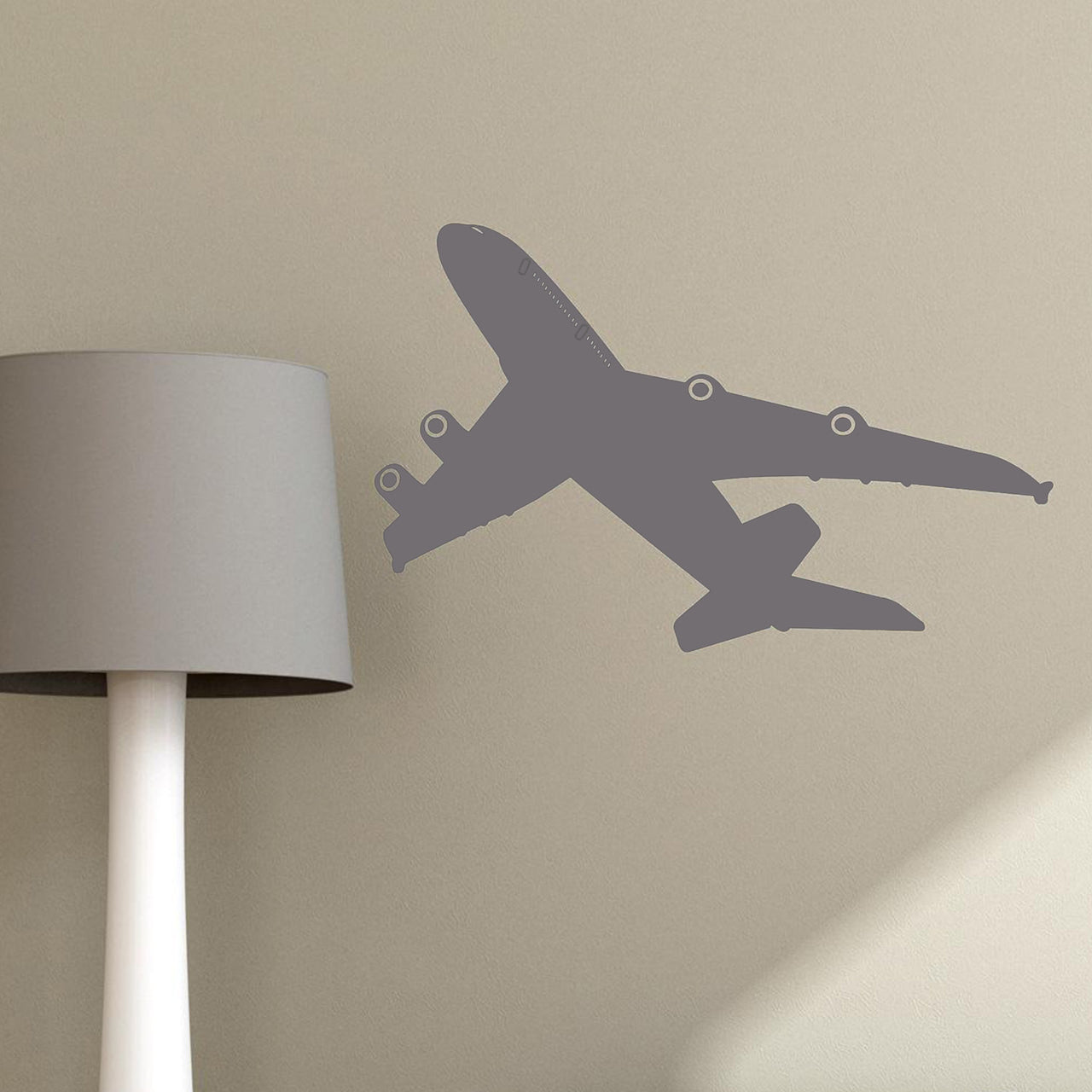 Climbing Airbus A380 Designed Wall Sticker