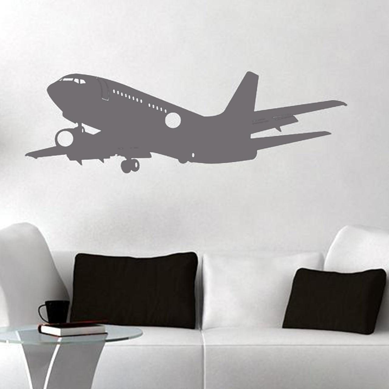 Landing Boeing 737 Designed Wall Sticker