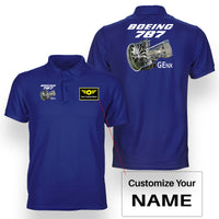 Thumbnail for Boeing 787 & GENX Engine Designed Double Side Polo T-Shirts