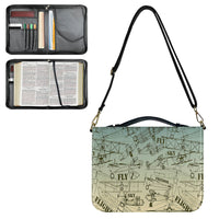Thumbnail for Retro Airplanes & Text 2 Designed PU Accessories Bags Strap Style