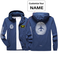 Thumbnail for Aviation Finger Print Sport & Running Jackets