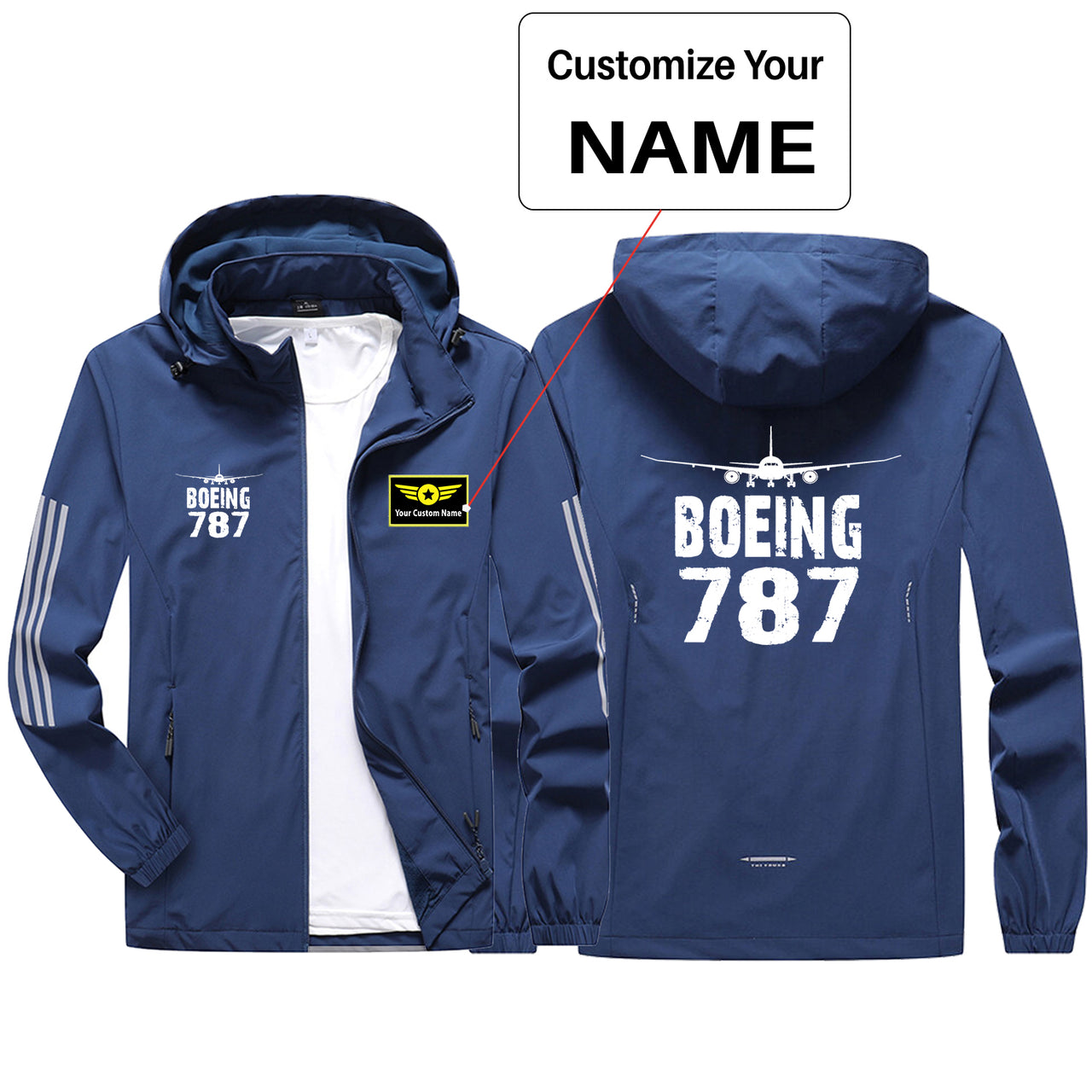 Boeing 787 & Plane Sport & Running Jackets