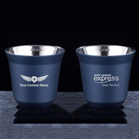 Thumbnail for Air India Express Double Wall Stainless Steel Coffee Mugs