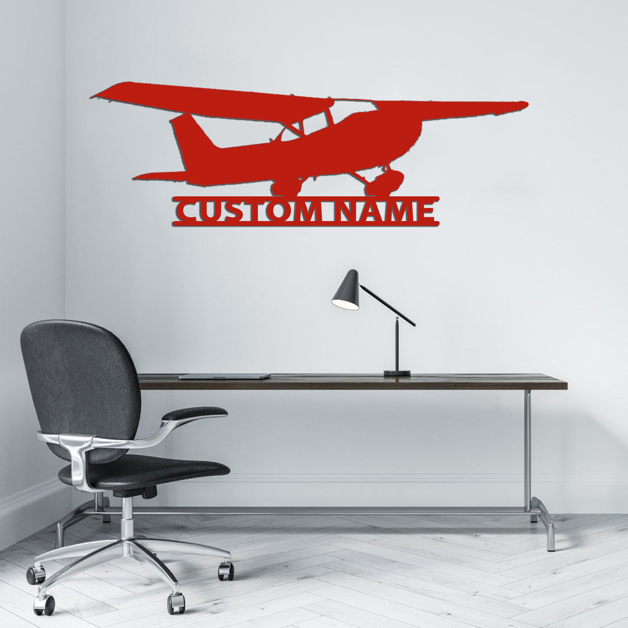 The Cessna 172 Designed Wall Metal Signs