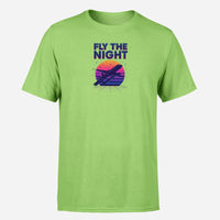 Thumbnail for Fly The Night Design Super Quality T-Shirts