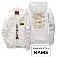 Thumbnail for Retired Pilot & Coctails Designed Thin Windbreaker Jackets