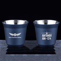 Thumbnail for Antonov AN-124 & Plane Designed Double Wall Stainless Steel Coffee Mugs